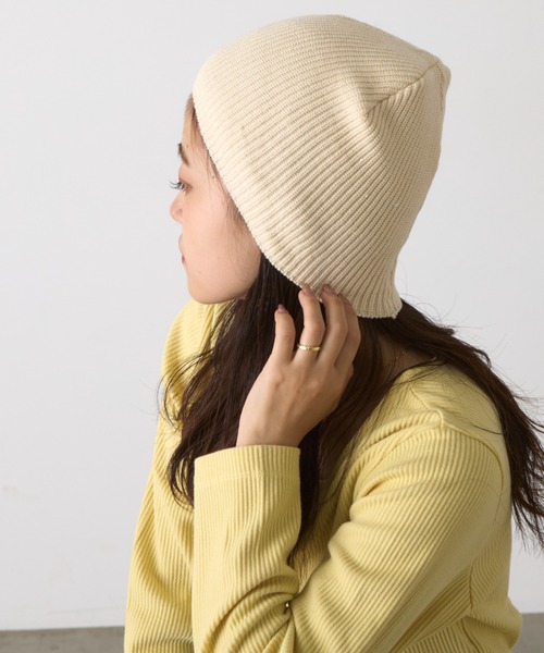 CIAOPANIC TYPY（チャオパニックティピー）の「スパンコールビーニー（ニットキャップ/ビーニー・レディース・アイボリー/ブラック/レッド/ライトブラウン/グレー・ONE SIZE）」の7枚目の写真