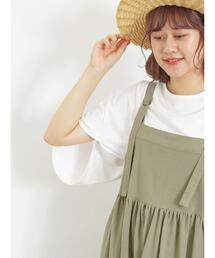 Samansa Mos2 | 【接触冷感】チューリップスリーブTシャツ(Tシャツ/カットソー)