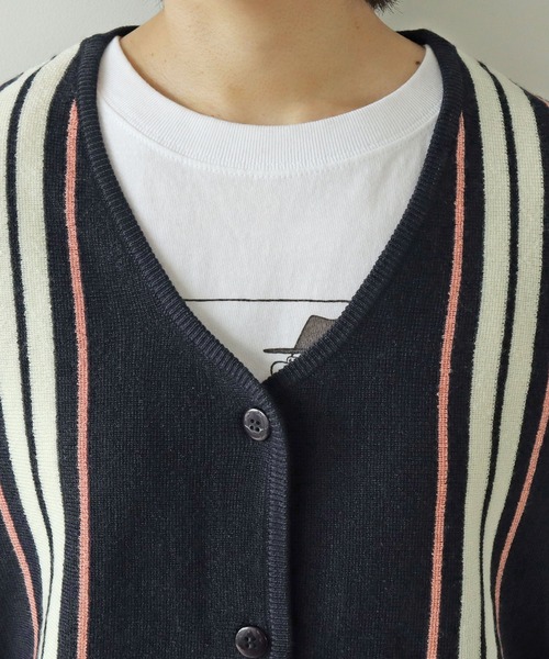 【セール】ライン ニットベスト（ベスト）｜PAR ICI（パーリッシィ）