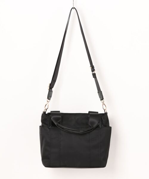 LOHEN2way ナイロン2wayトートバッグ．ブラック②