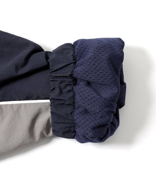 GLAZOS（グラソス）の「【大人向けサイズあり】パイピングジップアップジャケット（ブルゾン・キッズ・ブラック/ネイビー・S/M/L/LL）」の12枚目の写真