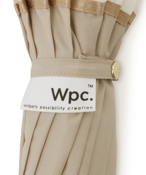 ROPE' PICNIC（ロペピクニック）の「【Wpc.】晴雨兼用/16本切り継ぎラインロングアンブレラ（長傘・レディース・ベージュ/ネイビー/グレー系その他・FREE）」の14枚目の写真