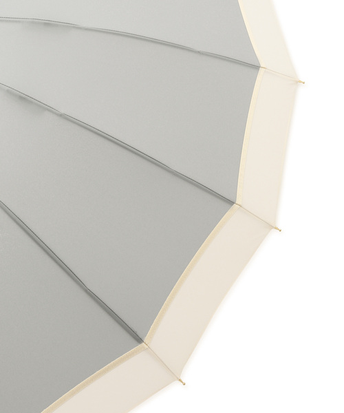 ROPE' PICNIC（ロペピクニック）の「【Wpc.】晴雨兼用/16本切り継ぎラインロングアンブレラ（長傘・レディース・ベージュ/ネイビー/グレー系その他・FREE）」の10枚目の写真