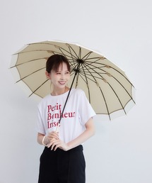 ROPE' PICNIC | 【Wpc.】晴雨兼用/16本切り継ぎラインロングアンブレラ(長傘)