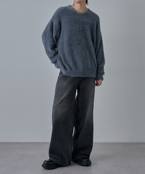 COLONY 2139（コロニートゥーワンスリーナイン）の「テックシャギープルオーバー（ニット/セーター・メンズ・ブラック/グレー/イエロー・MEDIUM/LARGE）」の22枚目の写真