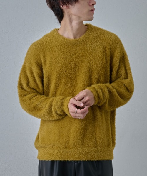 COLONY 2139（コロニートゥーワンスリーナイン）の「テックシャギープルオーバー（ニット/セーター・メンズ・ブラック/グレー/イエロー・MEDIUM/LARGE）」の13枚目の写真