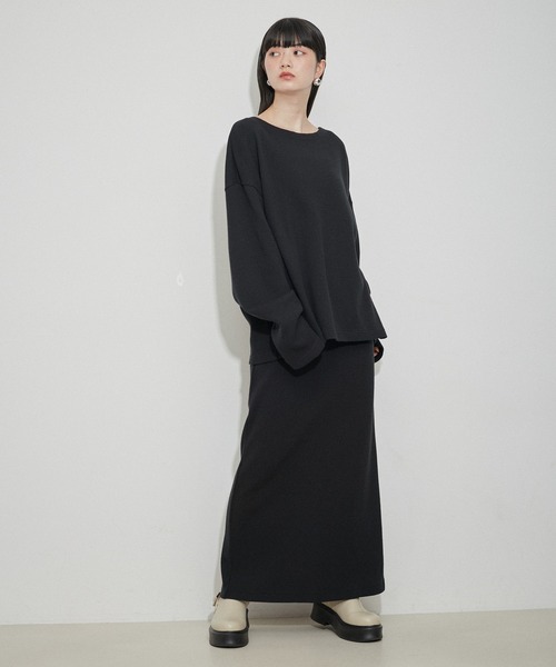 MILLER（ミラー）の「【Miller for ADAM ET ROPE】別注WAFFLE L/S TEE（Tシャツ/カットソー・レディース・ブラック/パープル/ミント・FREE）」の8枚目の写真