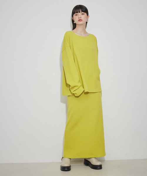 MILLER（ミラー）の「【Miller for ADAM ET ROPE】別注WAFFLE L/S TEE（Tシャツ/カットソー・レディース・ブラック/パープル/ミント・FREE）」の10枚目の写真