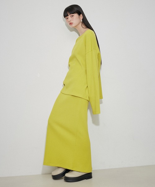 MILLER（ミラー）の「【Miller for ADAM ET ROPE】別注WAFFLE L/S TEE（Tシャツ/カットソー・レディース・ブラック/パープル/ミント・FREE）」の11枚目の写真