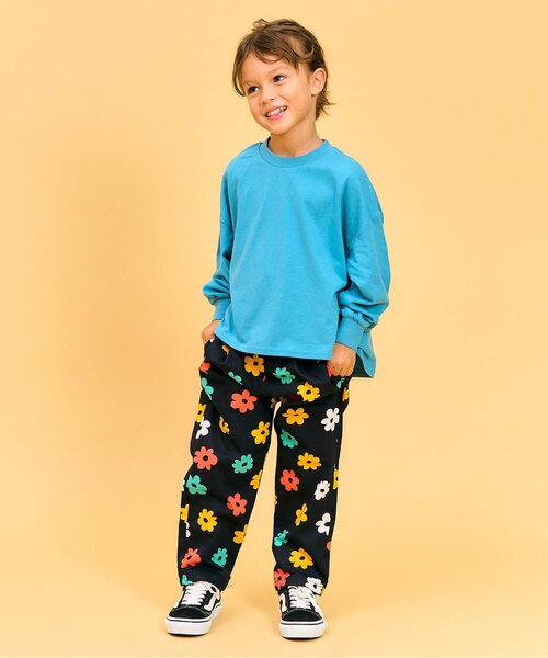 BREEZE（ブリーズ）の「シェフパンツ（その他パンツ・キッズ・キャメル/グリーン/ピンク/ライム/レッド/チャコール/その他3/ネイビー/オレンジ/パープル/ストライプ/ブラック/ブルー/オフホワイト/ターコイズブルー/キナリ・80/90/100/110/120/130/140）」の22枚目の写真