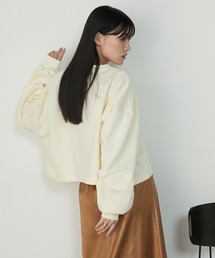 【forksy.】エブリデイオーバーサイズスウェッティーシャツアイボリー