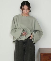 【forksy.】エブリデイオーバーサイズスウェッティーシャツミント