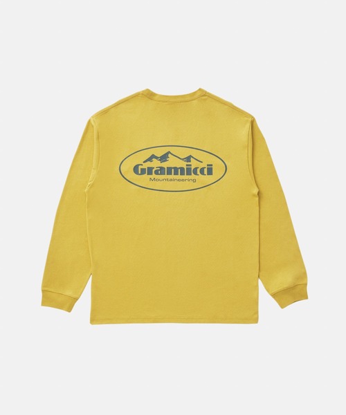 Gramicci（グラミチ）の「MOUNTAINEERING L/S TEE | マウンテニアリングL/S Tシャツ（Tシャツ/カットソー・メンズ・イエロー系その他/ブラック系その他/ヘザーグレー/ネイビー系/ホワイト・M/L/XL/XXL/S）」の7枚目の写真