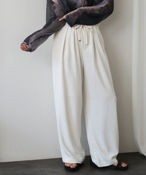 Bou Jeloud(ブージュルード)の「キリュウドロストパンツ(その他パンツ・レディース・キャメル/ブラック/オフホワイト・38)」の6枚目の写真