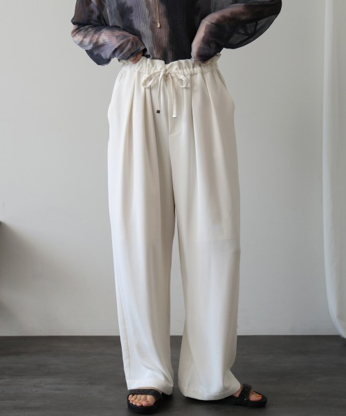 Bou Jeloud(ブージュルード)の「キリュウドロストパンツ(その他パンツ・レディース・キャメル/ブラック/オフホワイト・38)」の11枚目の写真