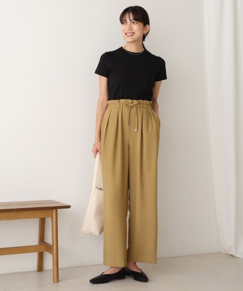 Bou Jeloud(ブージュルード)の「キリュウドロストパンツ(その他パンツ・レディース・キャメル/ブラック/オフホワイト・38)」の14枚目の写真