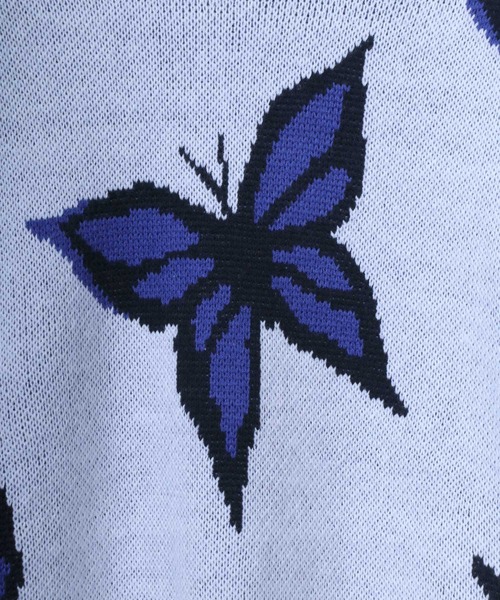 ANPAS（アンパス）の「Jacquard Fabric Allover Pattern Animal Knit/総柄 アニマル柄 ジャガード ニット レディース メンズ（ニット/セーター・メンズ・ブラック系その他/ホワイト系その他/グリーン系その他/ホワイト系その他2/ホワイト系その他3/ブルー系その他/ホワイト系その他4/グレー系その他・M/L）」の11枚目の写真