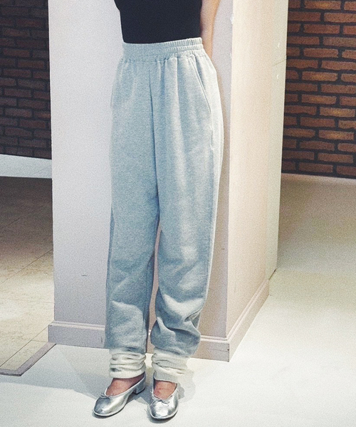 EDIT. FOR LULU ダブルフェイス スウェットパンツ 追加》ダブルフェイス スウェットパンツ（スウェットパンツ