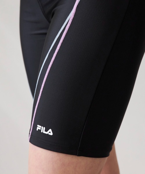 FILA（フィラ）の「フルジップセパレート フィットネス水着(半袖タイプ)（水着・レディース・ミント/ベビーピンク/ターコイズブルー系/ブラック×グレー・MEDIUM/LARGE/X-LARGE/XX-LARGE/XXX-LARGE/XXXX-LARGE/SMALL）」の18枚目の写真