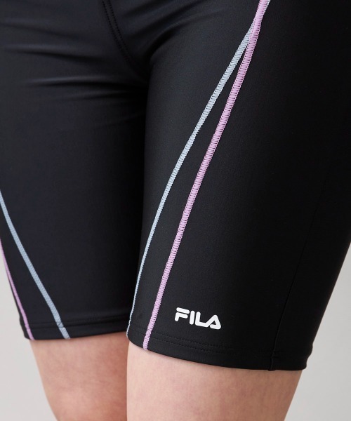 FILA（フィラ）の「フルジップセパレート フィットネス水着(半袖タイプ)（水着・レディース・ミント/ベビーピンク/ターコイズブルー系/ブラック×グレー・MEDIUM/LARGE/X-LARGE/XX-LARGE/XXX-LARGE/XXXX-LARGE/SMALL）」の17枚目の写真