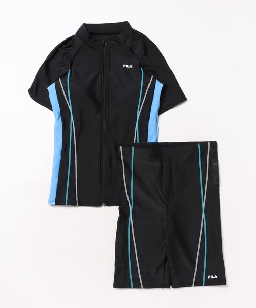 セパレート型フィットネス水着 (半袖タイプ)（水着）｜FILA