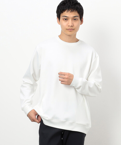COMME CA ISM(コムサイズム)の「ストレッチダンボールニット プルオーバー (長袖)(Tシャツ/カットソー・メンズ・ブラック/ホワイト/ボルドー/チャコール・LARGE/MEDIUM)」の6枚目の写真