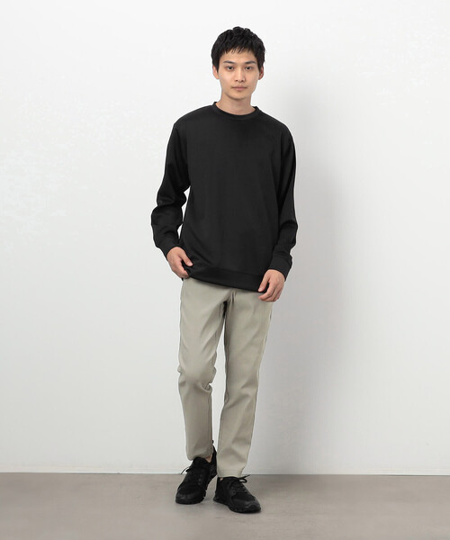 COMME CA ISM(コムサイズム)の「ストレッチダンボールニット プルオーバー (長袖)(Tシャツ/カットソー・メンズ・ブラック/ホワイト/ボルドー/チャコール・LARGE/MEDIUM)」の7枚目の写真