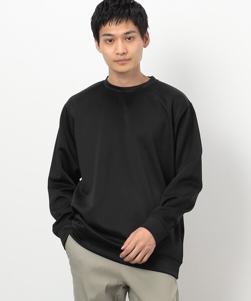 COMME CA ISM(コムサイズム)の「ストレッチダンボールニット プルオーバー (長袖)(Tシャツ/カットソー・メンズ・ブラック/ホワイト/ボルドー/チャコール・LARGE/MEDIUM)」の8枚目の写真