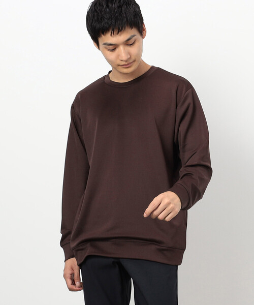 COMME CA ISM(コムサイズム)の「ストレッチダンボールニット プルオーバー (長袖)(Tシャツ/カットソー・メンズ・ブラック/ホワイト/ボルドー/チャコール・LARGE/MEDIUM)」の12枚目の写真