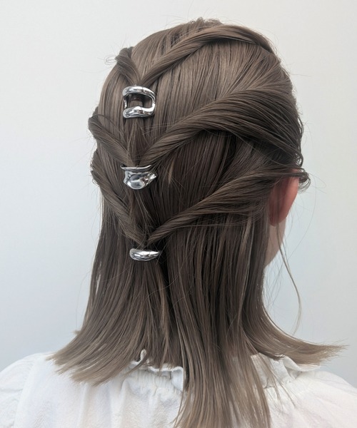 poiregnee（ポワニェ）の「［select］ニュアンス ヘアカフセット（ヘアピン・レディース・ゴールド/シルバー・FREE）」の4枚目の写真