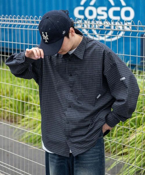 kutir(クティール)の「アソートピスチェックシャツ(シャツ/ブラウス・メンズ・ブラウン/ネイビー/ブラック・MEDIUM/LARGE)」の22枚目の写真
