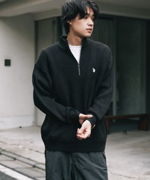 U.S. POLO ASSN./ユーエスポロアッスン ハーフジップニット