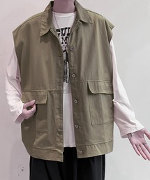 INTERPLAY | 【INTERPLAY select】ビッグポケットノースリーブジャケット(ベスト)