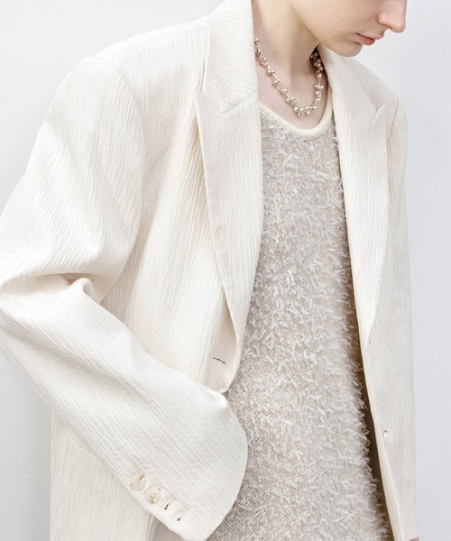 tageechita(タジチタ)の「【tageechita】ツイードラウンドネックニットワンピース(ワンピース・レディース・アイボリー・L/M/S)」の18枚目の写真