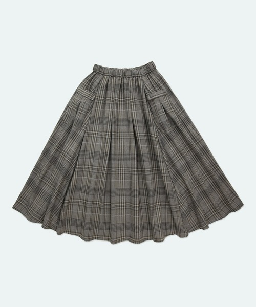 and it_（アンドイット）の「ネルチェック立体ポケットスカート（スカート・レディース・ブルー/ブラック/ブラウン・M-L）」の19枚目の写真