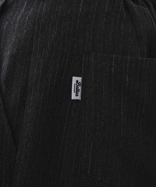 Adoon plain（アドーンプレーン）の「STRIPE WIDE GURKHA PANTS / ストライプワイドグルカパンツ（その他パンツ・メンズ・ブラウン/チャコールグレー・MEDIUM/LARGE）」の18枚目の写真