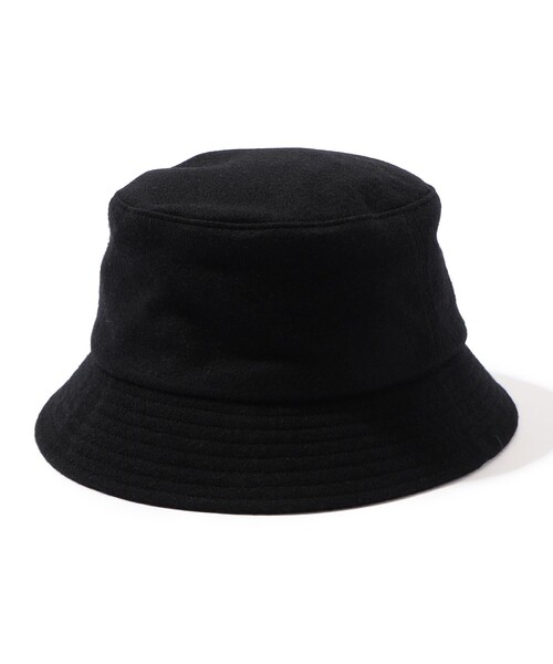 KIJIMA TAKAYUKI（キジマ　タカユキ）の「KIJIMA TAKAYUKI MELTON BUCKET HAT（ハット・メンズ・グレー/ブラック/ネイビー・FREE）」の4枚目の写真