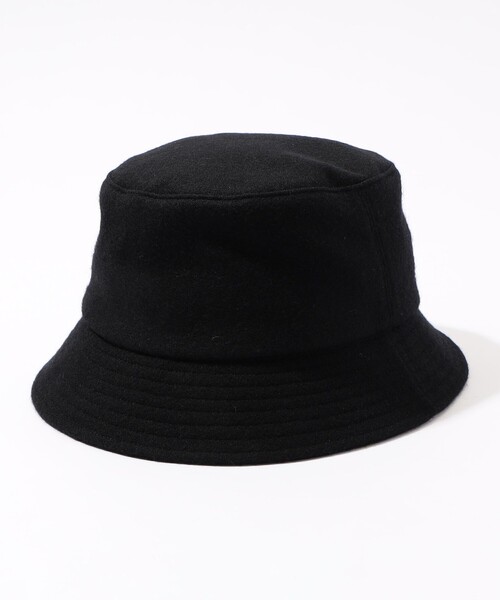 KIJIMA TAKAYUKI（キジマ　タカユキ）の「KIJIMA TAKAYUKI MELTON BUCKET HAT（ハット・メンズ・グレー/ブラック/ネイビー・FREE）」の5枚目の写真