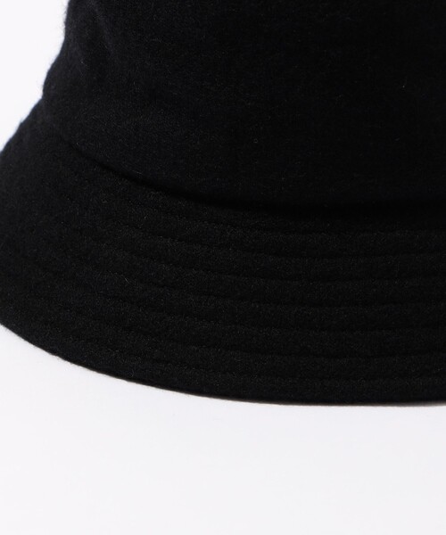 KIJIMA TAKAYUKI（キジマ　タカユキ）の「KIJIMA TAKAYUKI MELTON BUCKET HAT（ハット・メンズ・グレー/ブラック/ネイビー・FREE）」の7枚目の写真