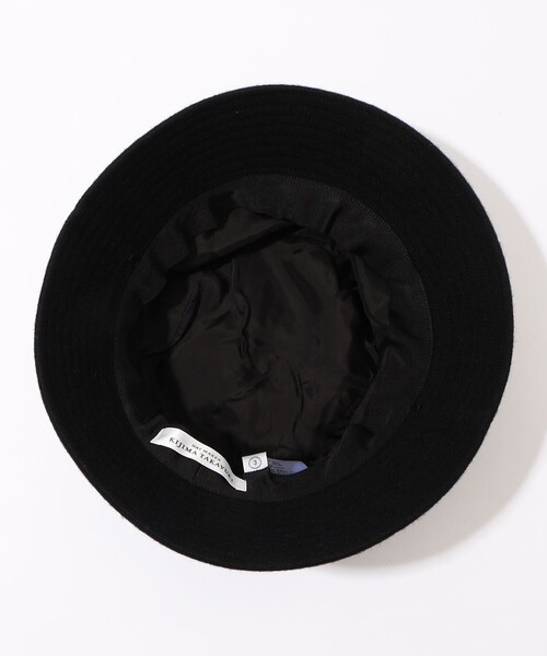 KIJIMA TAKAYUKI（キジマ　タカユキ）の「KIJIMA TAKAYUKI MELTON BUCKET HAT（ハット・メンズ・グレー/ブラック/ネイビー・FREE）」の9枚目の写真
