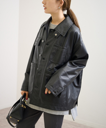 CCU SHEEP LEATHER カバーオール