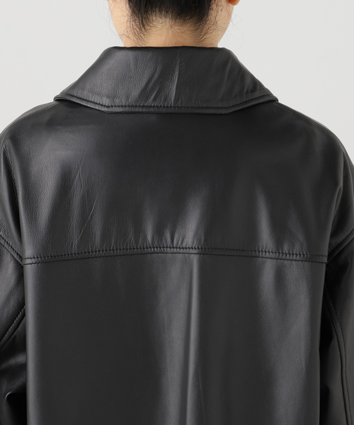 FRAMeWORK（フレームワーク）の「CCU SHEEP LEATHER カバーオール（カバーオール・レディース・ブラック・FREE）」の16枚目の写真