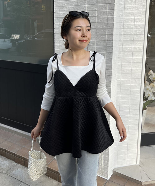 Kastane キルティング キャミビスチェ Kastane（カスタネ）の「【1.11