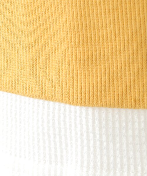 ikka（イッカ）の「裏起毛レイヤードワッペントレーナー（120~160cm）（スウェット・キッズ・クリアグリーン/ブルー/ダークグレー/マスタード・120/130/140/150/160）」の15枚目の写真