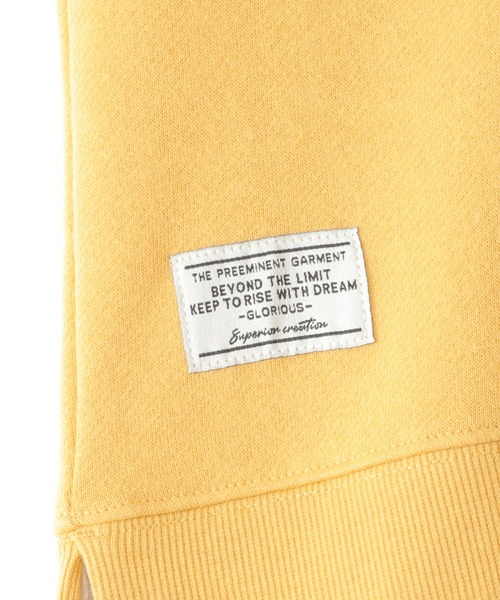 ikka（イッカ）の「裏起毛レイヤードワッペントレーナー（120~160cm）（スウェット・キッズ・クリアグリーン/ブルー/ダークグレー/マスタード・120/130/140/150/160）」の14枚目の写真