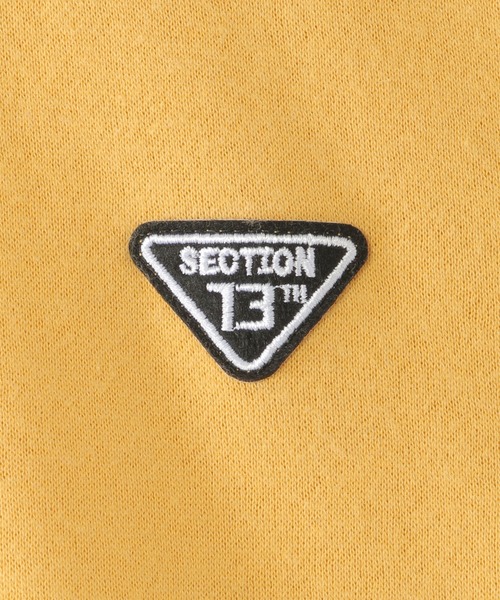 ikka（イッカ）の「裏起毛レイヤードワッペントレーナー（120~160cm）（スウェット・キッズ・クリアグリーン/ブルー/ダークグレー/マスタード・120/130/140/150/160）」の8枚目の写真