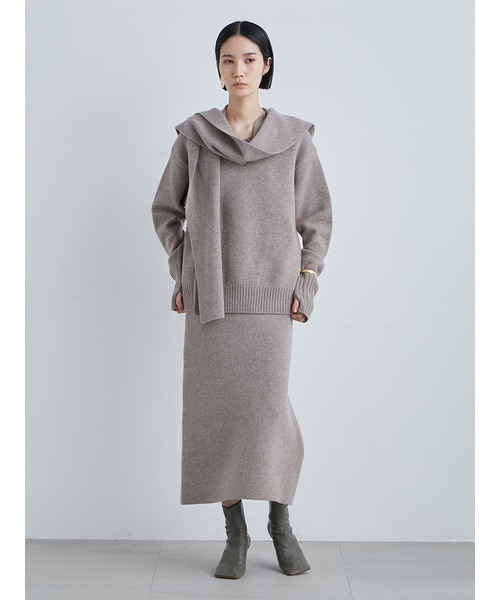 MIESROHE（ミースロエ）の「コンフォートWOOLVネックNT（ニット