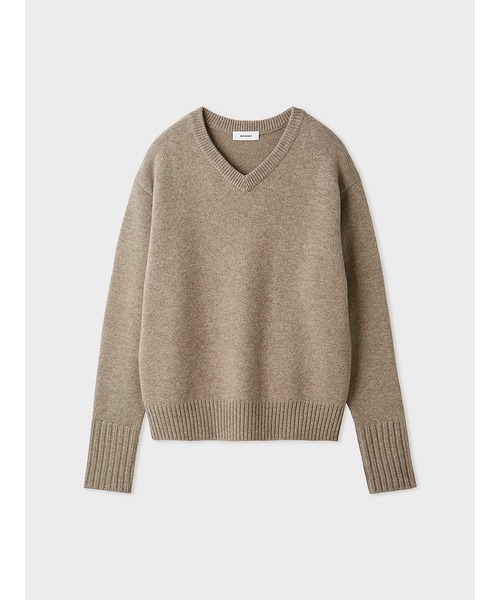 【新品】コンフォートＷＯＯＬＶネックニット＆フーディー 2点おまとめ❗️ MIESROHE（ミースロエ）の「コンフォートWOOLVネックNT（ニット