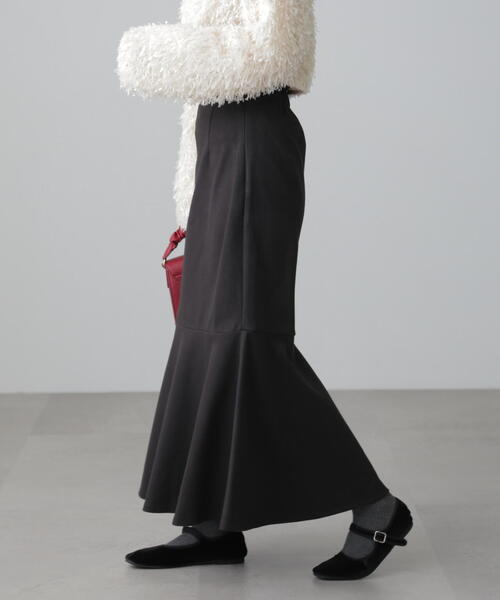 FREE'S MART（フリーズマート）の「◆起毛ストレッチマーメイドスカート（スカート・レディース・ブラウン/ホワイト/ブラック・MEDIUM/SMALL）」の7枚目の写真