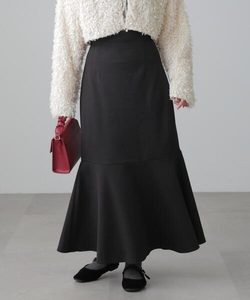 FREE'S MART（フリーズマート）の「◆起毛ストレッチマーメイドスカート（スカート・レディース・ブラウン/ホワイト/ブラック・MEDIUM/SMALL）」の9枚目の写真